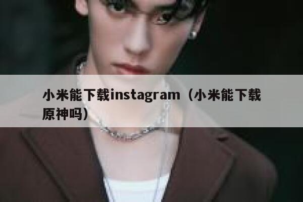 小米能下载instagram（小米能下载原神吗） 第1张