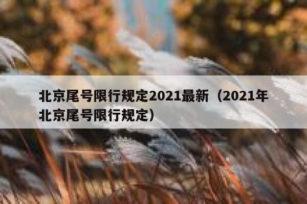 北京尾号限行规定2021最新（2021年北京尾号限行规定） 第1张