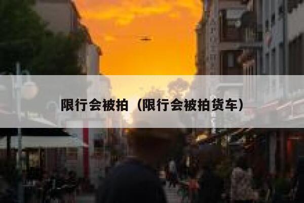 限行会被拍(限行会被拍货车) 第1张 限行会被拍(限行会被拍货车) 第1张