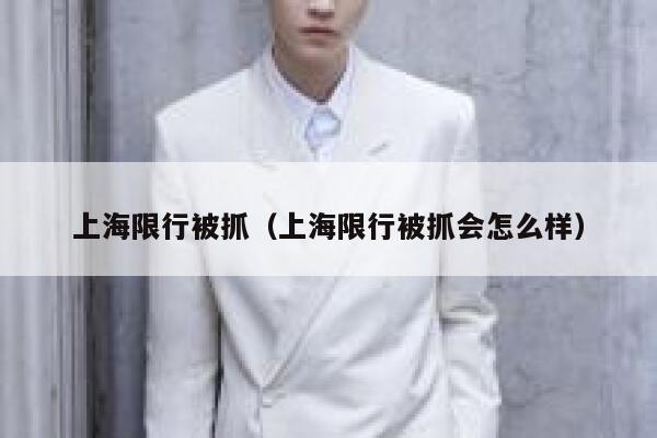 上海限行被抓（上海限行被抓会怎么样） 第1张