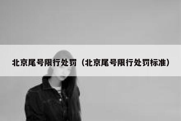 北京尾号限行处罚(北京尾号限行处罚标准) 第1张 北京尾号限行处罚(北京尾号限行处罚标准) 第1张