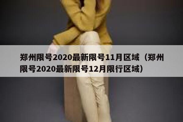 郑州限号2020最新限号11月区域（郑州限号2020最新限号12月限行区域） 第1张