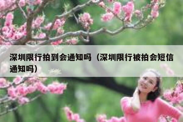 深圳限行拍到会通知吗（深圳限行被拍会短信通知吗） 第1张
