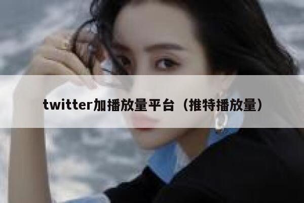twitter加播放量平台（推特播放量） 第1张