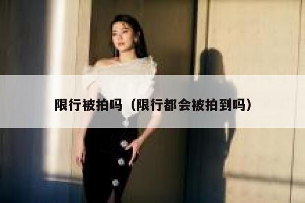 限行被拍吗（限行都会被拍到吗） 第1张