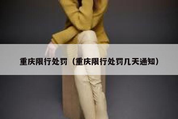 重庆限行处罚（重庆限行处罚几天通知） 第1张