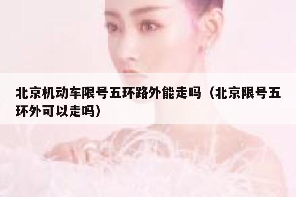 北京机动车限号五环路外能走吗（北京限号五环外可以走吗） 第1张