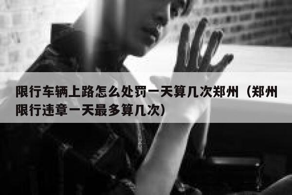 限行车辆上路怎么处罚一天算几次郑州（郑州限行违章一天最多算几次） 第1张