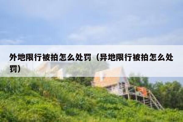 外地限行被拍怎么处罚（异地限行被拍怎么处罚） 第1张