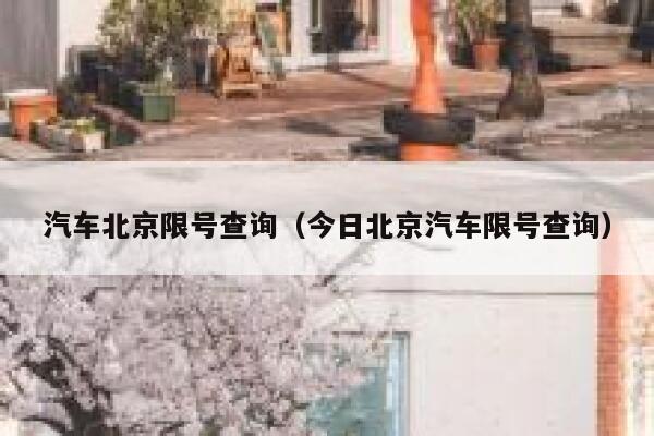 汽车北京限号查询（今日北京汽车限号查询） 第1张