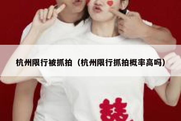 杭州限行被抓拍（杭州限行抓拍概率高吗） 第1张