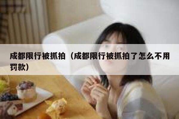 成都限行被抓拍（成都限行被抓拍了怎么不用罚款） 第1张