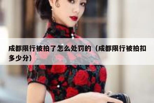 成都限行被拍了怎么处罚的（成都限行被拍扣多少分） 第1张