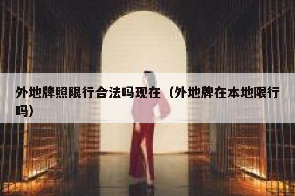 外地牌照限行合法吗现在（外地牌在本地限行吗） 第1张