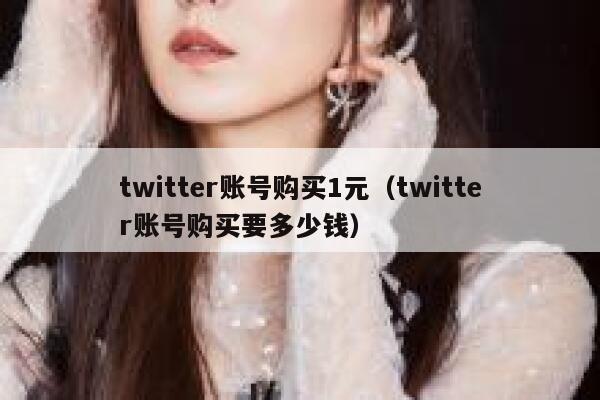 twitter账号购买1元（twitter账号购买要多少钱） 第1张