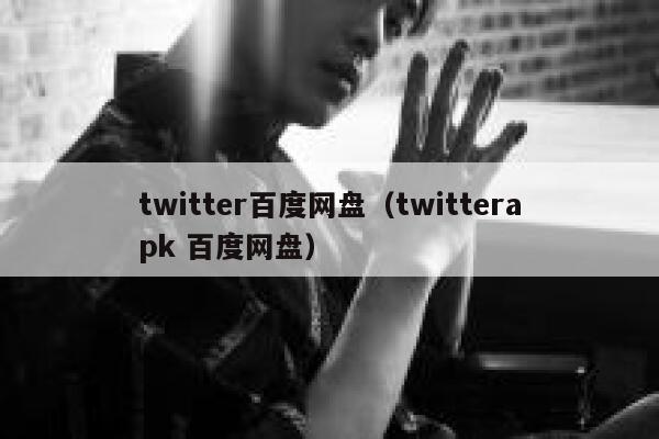twitter百度网盘（twitterapk 百度网盘） 第1张
