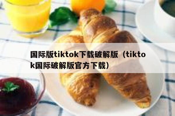 国际版tiktok下载破解版（tiktok国际破解版官方下载） 第1张