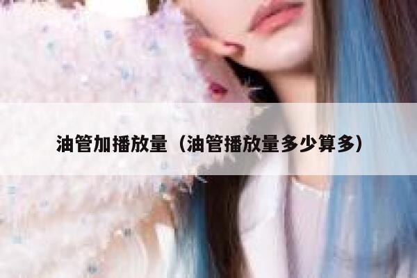 油管加播放量（油管播放量多少算多） 第1张