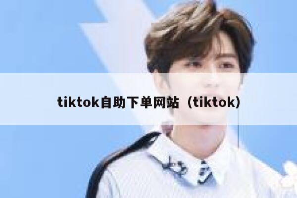 tiktok自助下单网站（tiktok） 第1张