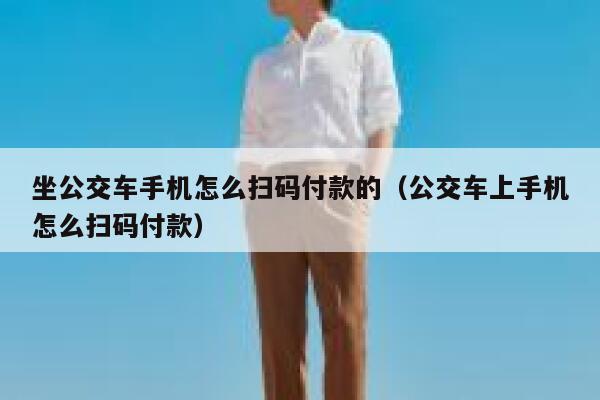 坐公交车手机怎么扫码付款的（公交车上手机怎么扫码付款） 第1张