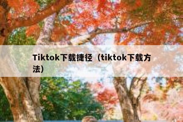 Tiktok下载捷径（tiktok下载方法） 第1张