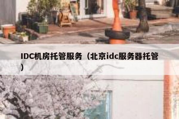 IDC机房托管服务（北京idc服务器托管） 第1张