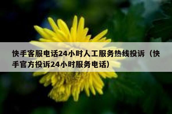 快手客服电话24小时人工服务热线投诉（快手官方投诉24小时服务电话） 第1张