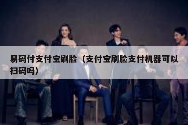 易码付支付宝刷脸（支付宝刷脸支付机器可以扫码吗） 第1张