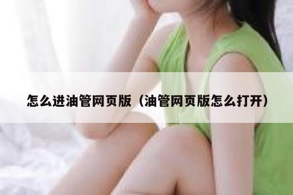 怎么进油管网页版（油管网页版怎么打开） 第1张
