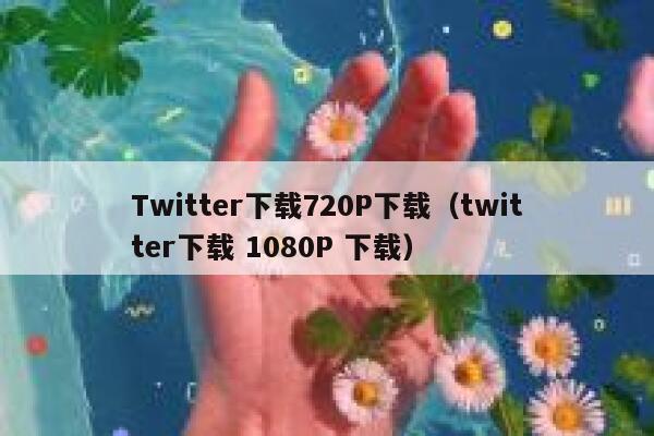 Twitter下载720P下载（twitter下载 1080P 下载） 第1张