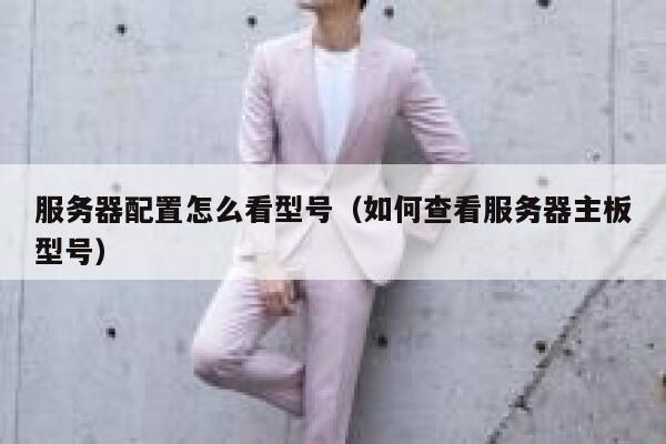 服务器配置怎么看型号(如何查看服务器主板型号) 第1张 服务器配置怎么看型号(如何查看服务器主板型号) 第1张