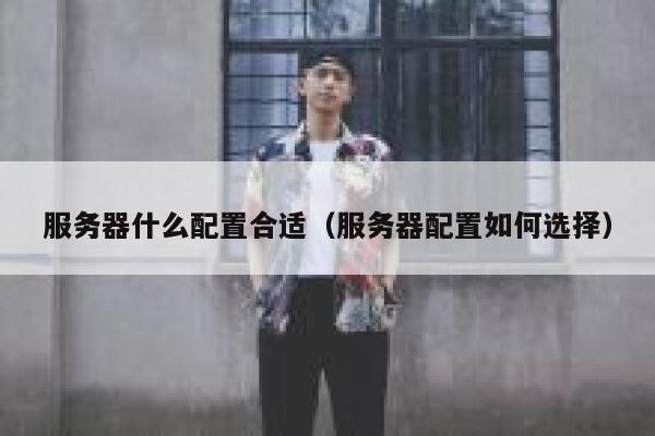 服务器什么配置合适(服务器配置如何选择) 第1张 服务器什么配置合适(服务器配置如何选择) 第1张