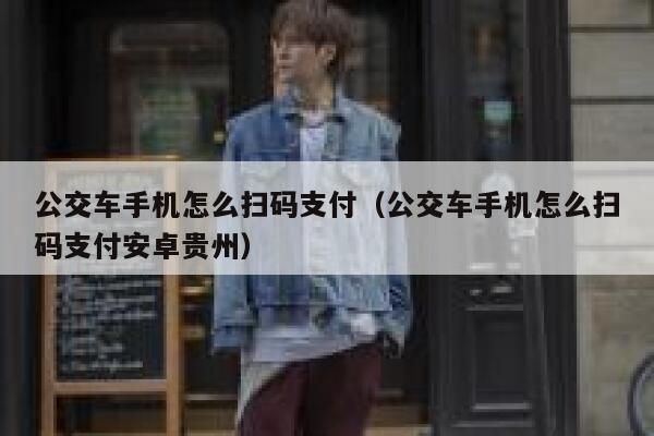 公交车手机怎么扫码支付（公交车手机怎么扫码支付安卓贵州） 第1张