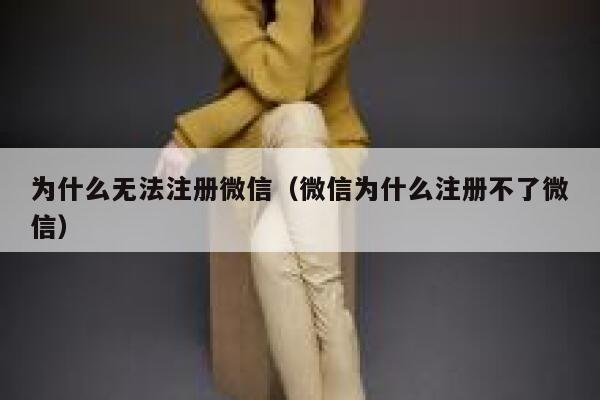 为什么无法注册微信（微信为什么注册不了微信） 第1张