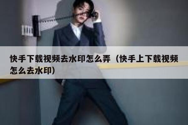 快手下载视频去水印怎么弄（快手上下载视频怎么去水印） 第1张