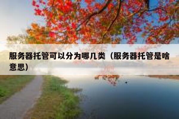 服务器托管可以分为哪几类（服务器托管是啥意思） 第1张