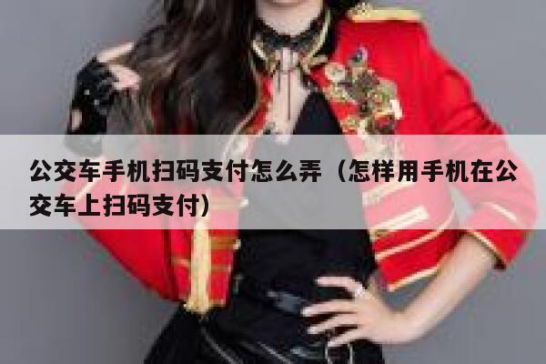 公交车手机扫码支付怎么弄（怎样用手机在公交车上扫码支付） 第1张