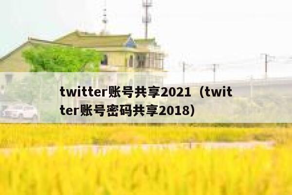 twitter账号共享2021（twitter账号密码共享2018） 第1张