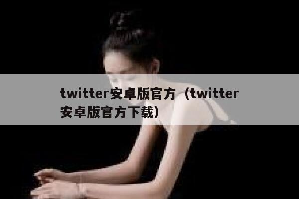 twitter安卓版官方（twitter安卓版官方下载） 第1张