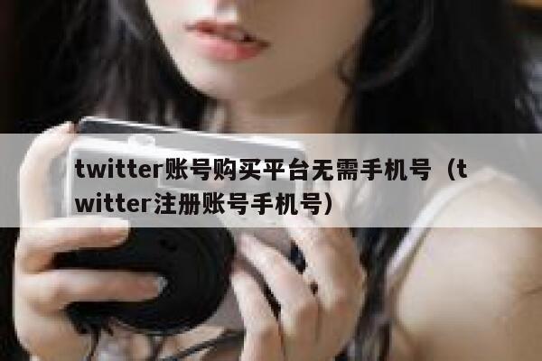 twitter账号购买平台无需手机号（twitter注册账号手机号） 第1张