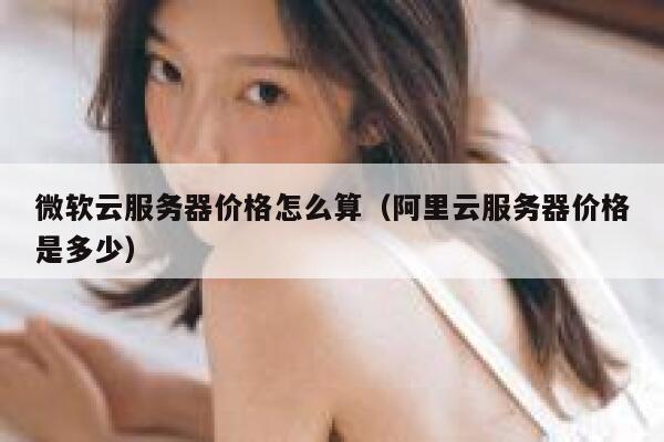 微软云服务器价格怎么算（阿里云服务器价格是多少） 第1张