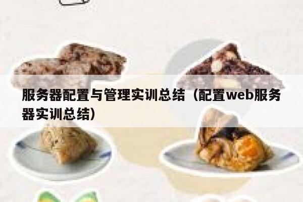 服务器配置与管理实训总结（配置web服务器实训总结） 第1张
