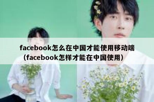 facebook怎么在中国才能使用移动端（facebook怎样才能在中国使用） 第1张