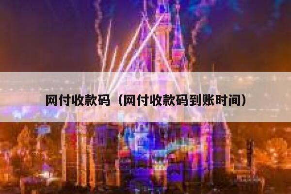 网付收款码（网付收款码到账时间） 第1张