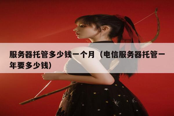 服务器托管多少钱一个月（电信服务器托管一年要多少钱） 第1张