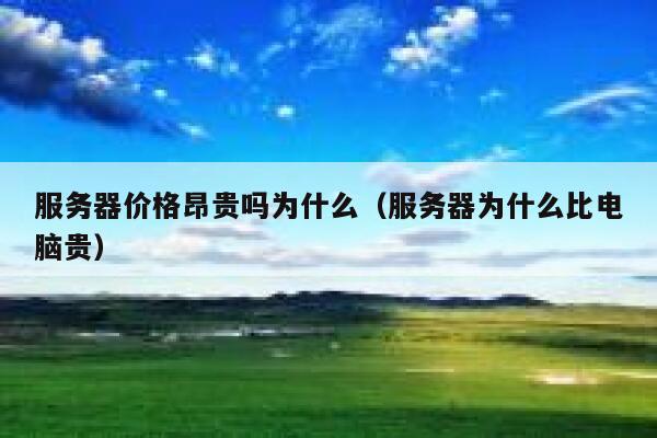 服务器价格昂贵吗为什么（服务器为什么比电脑贵） 第1张