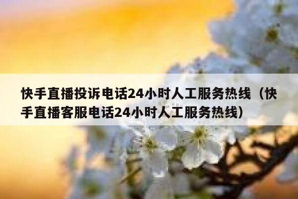 快手直播投诉电话24小时人工服务热线（快手直播客服电话24小时人工服务热线） 第1张