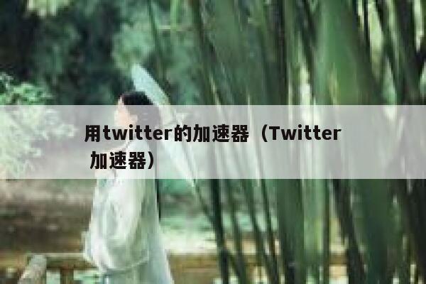 用twitter的加速器（Twitter 加速器） 第1张