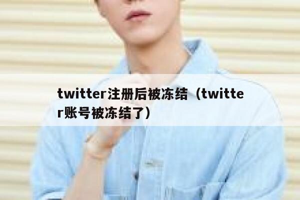twitter注册后被冻结（twitter账号被冻结了） 第1张