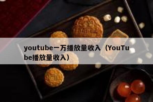 youtube一万播放量收入（YouTube播放量收入） 第1张